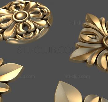 3D модель Мелкие цветочки (STL)